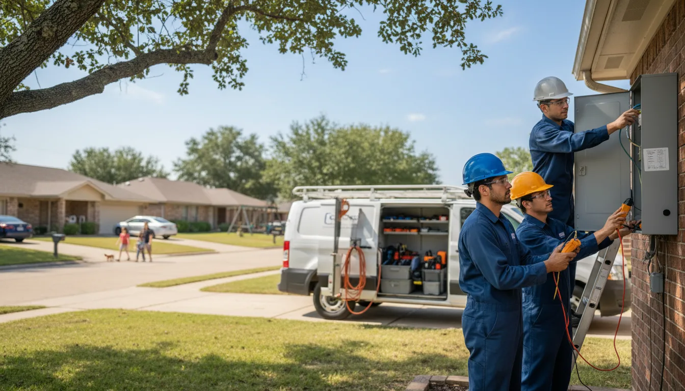 Certified electrician providing emergency electrical services in Lyndora, PA